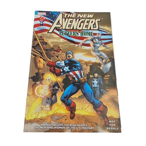 Marvel‎ New Avengers Letters Home Comic Book Military Edition - Picture 1 of 5